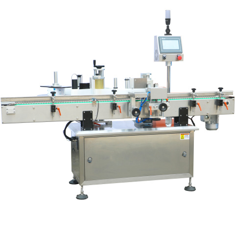 MT-50B Desktop Manual Sticker Bottle Labeler Round Injection Pullo Label Applicator with Code Printing Machine 