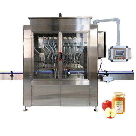Automaattinen korkean viskositeetin hunajapasta / kastike lineaarinen täyttökone 